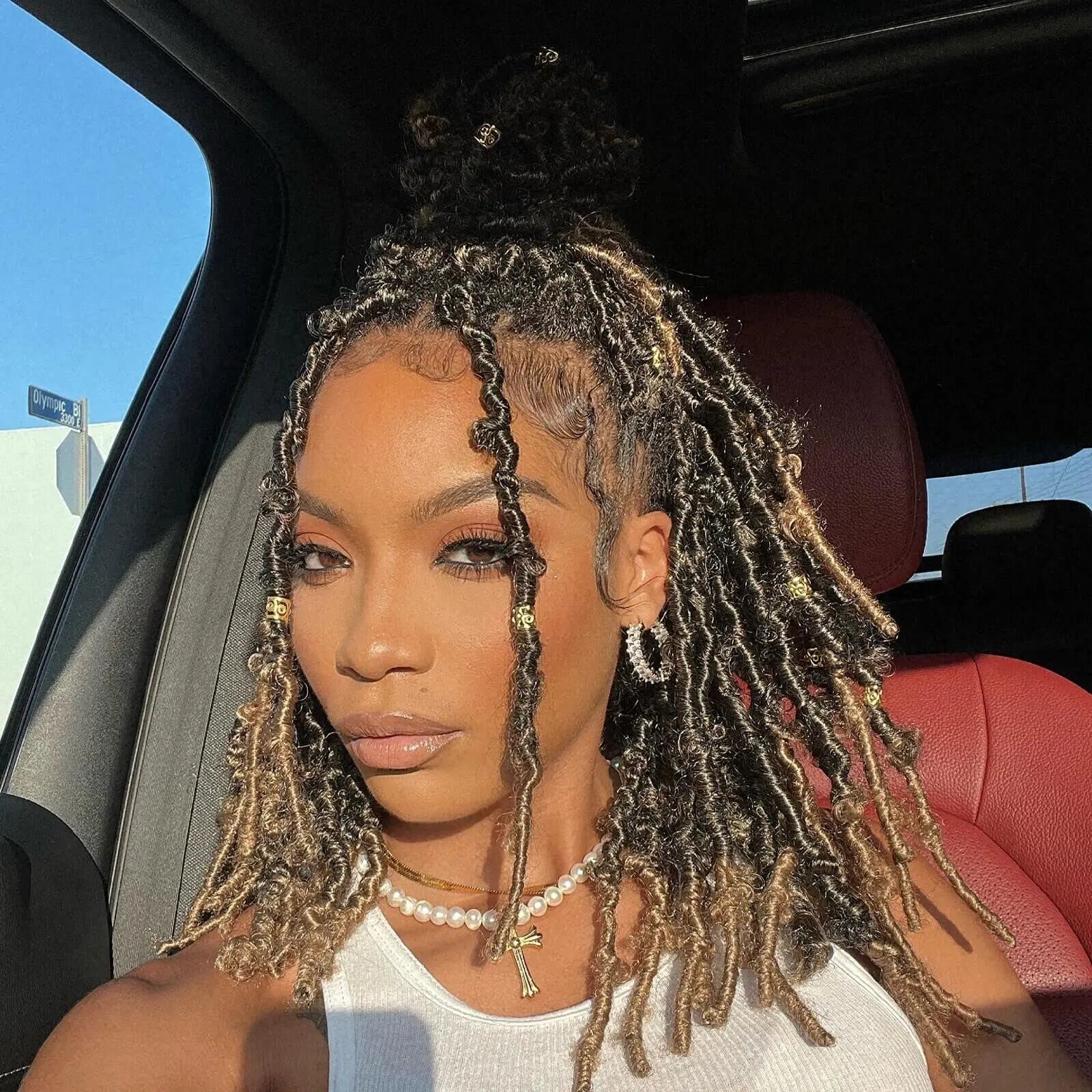 ( US ONLY) FAST SHIPPING DBL | Toyotress® Butterfly Locs Pre-Looped Distressed Locs Braiding Synthetic Crochet Hair Extensions Toyotress